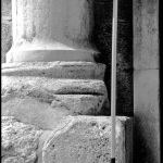 Sonnenschirm-alte-Saeule-Dubrovnik-Jugoslawien-1987